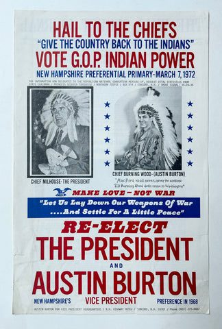 Link to  Re-Elect the President and Austin Burton PosterUSA, 1972  Product
