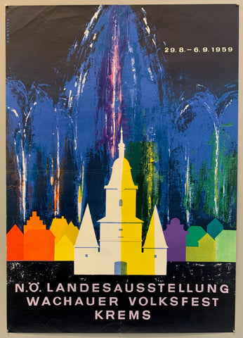 Link to  Wachauer Volksfest Krems PosterGermany, 1959  Product