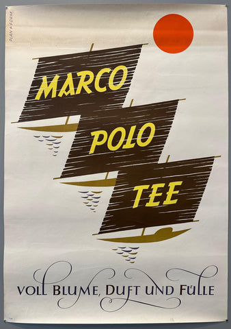 Link to  Marco Polo Tee PosterGermany, c. 1950s  Product