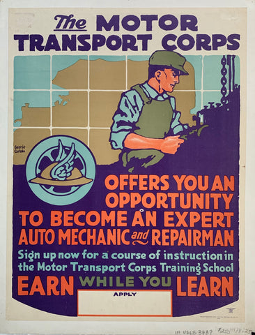 Link to  The Motor Transport CorpsUSA, 1919  Product