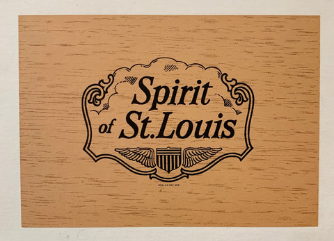 Link to  Spirit of St. Louis Cigar Box PosterU.S.A., St. Louis  Product