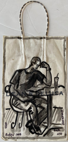 Link to  Pensive Man Paper Bag PaintingU.S.A, 1998  Product