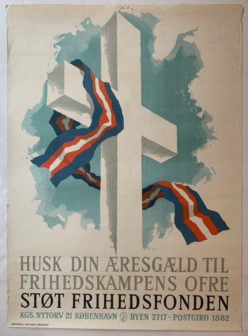 Link to  Støt Frihedsfonden PosterDenmark, c. 1920  Product