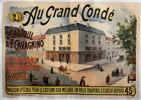 Link to  Au Grand Condé PosterFrance, c. 1890s  Product