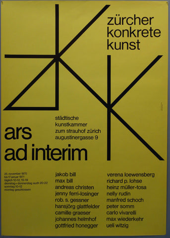 Link to  zürcher konkrete kunstSwitzerland, 1971  Product