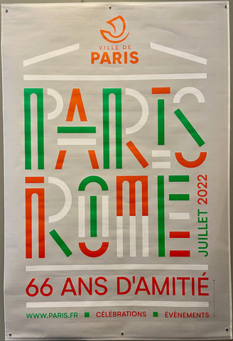 Link to  Paris-Rome Twinning Anniversary PosterFrance, 2022  Product