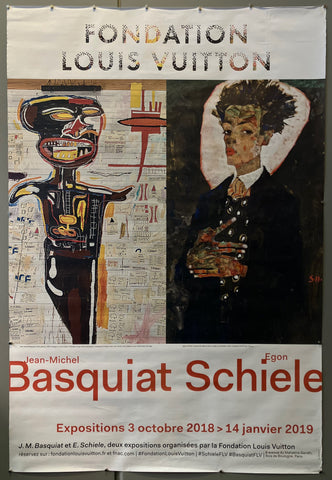 Basquiat / Schiele Expositions Poster