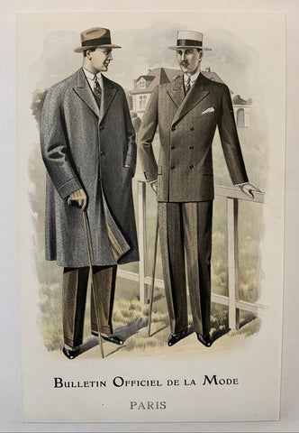 Link to  Paris Men's Fashion PosterFrance, 1930.  Product