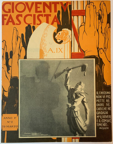 Link to  Gioventu Fascista Magazine - March 1931, Vol. 2 ✓Italy, C. 1936  Product
