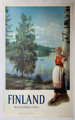 Link to  Finland Welcomes You PosterFinland, 1960  Product