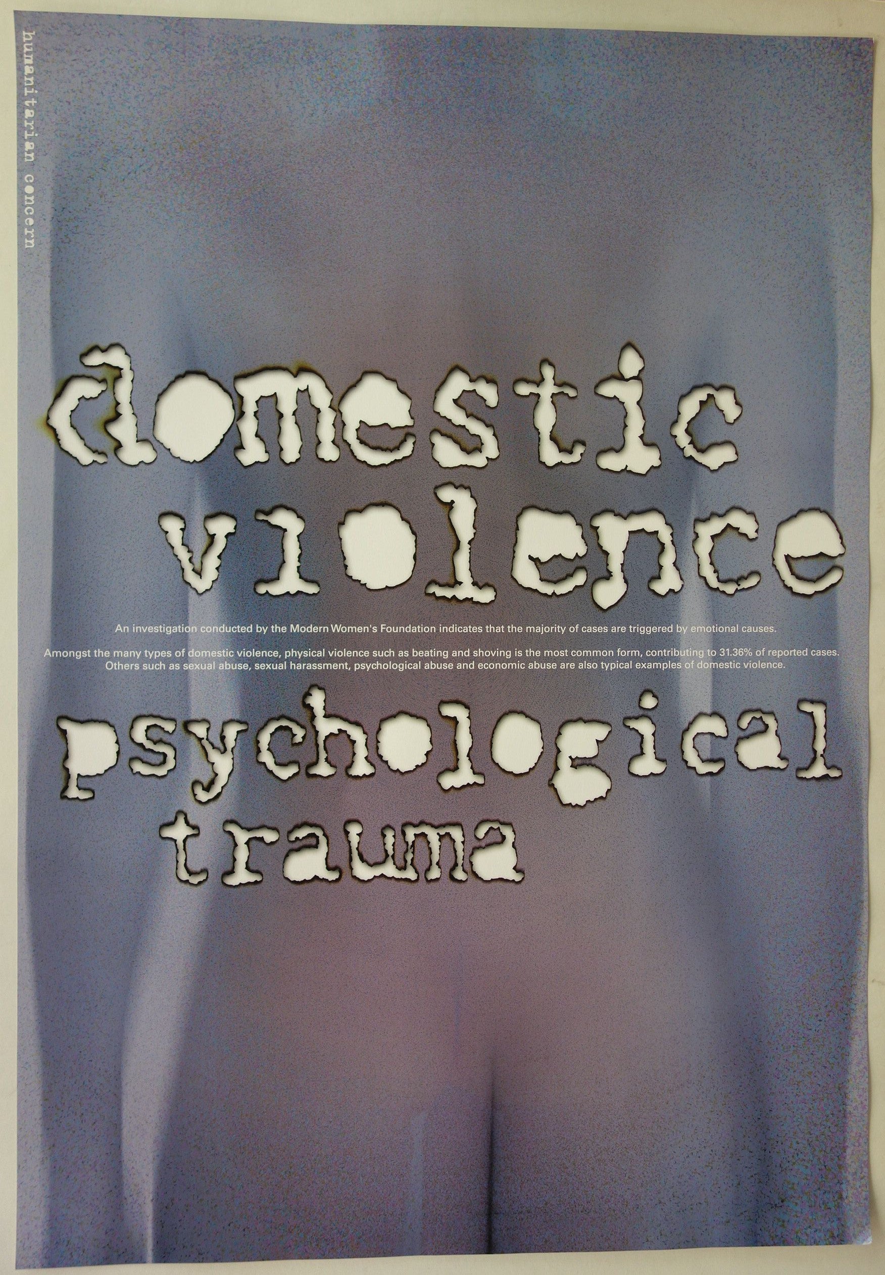 The "Humanitarian Concern" Series: "Domestic Violence" -2