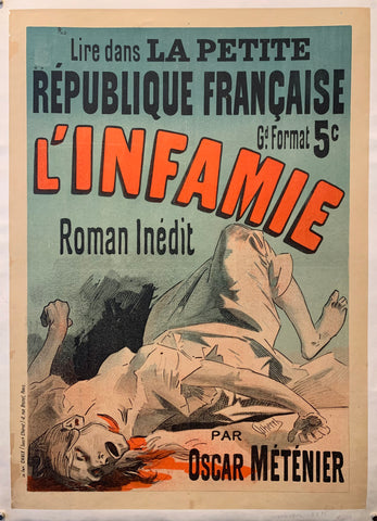 Link to  L'Infamie PosterFrance, 1890  Product