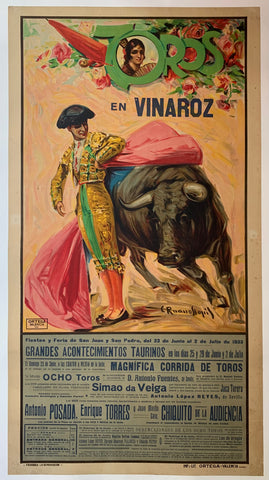 Link to  Toros en Vinaroz PosterSpain, 1933  Product
