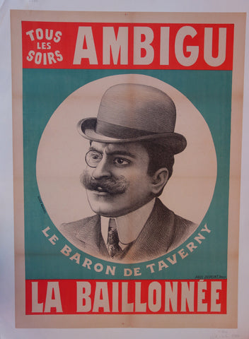 Link to  AMBIGU.  Le Baron De Taverny.Cliche Manuel c.1922  Product
