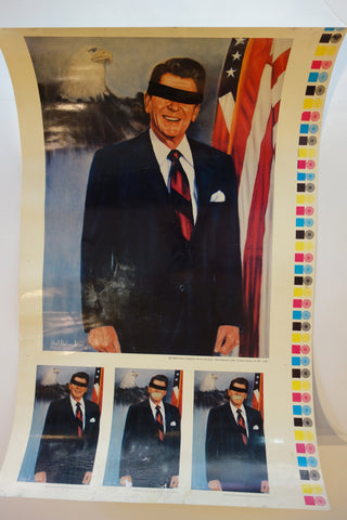 Link to  Ronald Reagan blindfolded and silencedUSA c. 1984  Product