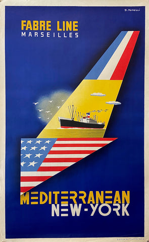 Link to  Mediterranean New York Poster ✓France, c. 1950  Product