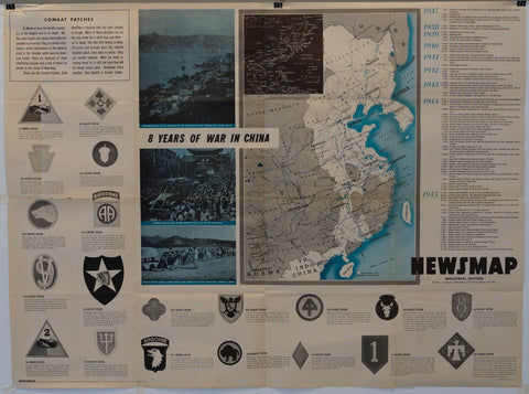 Link to  Newsmap Industrial Edition "8 Years of War in China"USA, C. 1945  Product