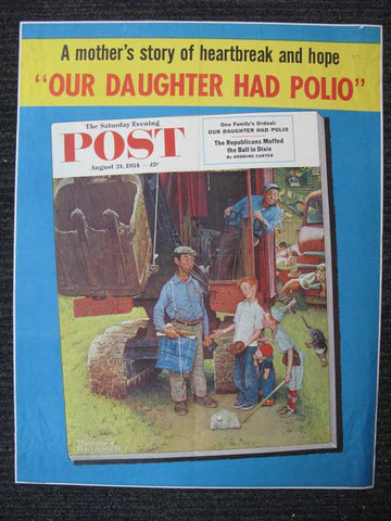 Link to  Saturday Evening Post August 21 1954Norman Rockwell  Product