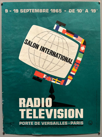 Link to  Salon International Radio Télévision PosterFrance, 1965  Product