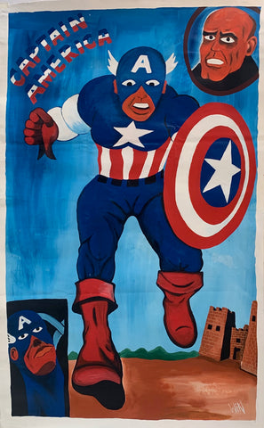 Link to  Captain America ✓Ghanaian Painting, 2019  Product