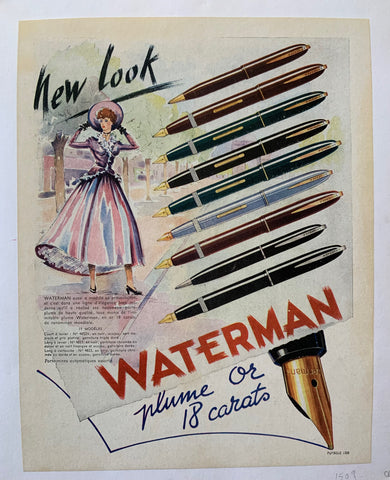 Link to  Waterman Pen AdFrance, c. 1940s  Product