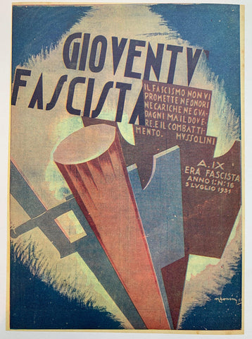 Link to  Gioventu Fascista Magazine - July 1931, Vol. 16 ✓Italy, C. 1936  Product