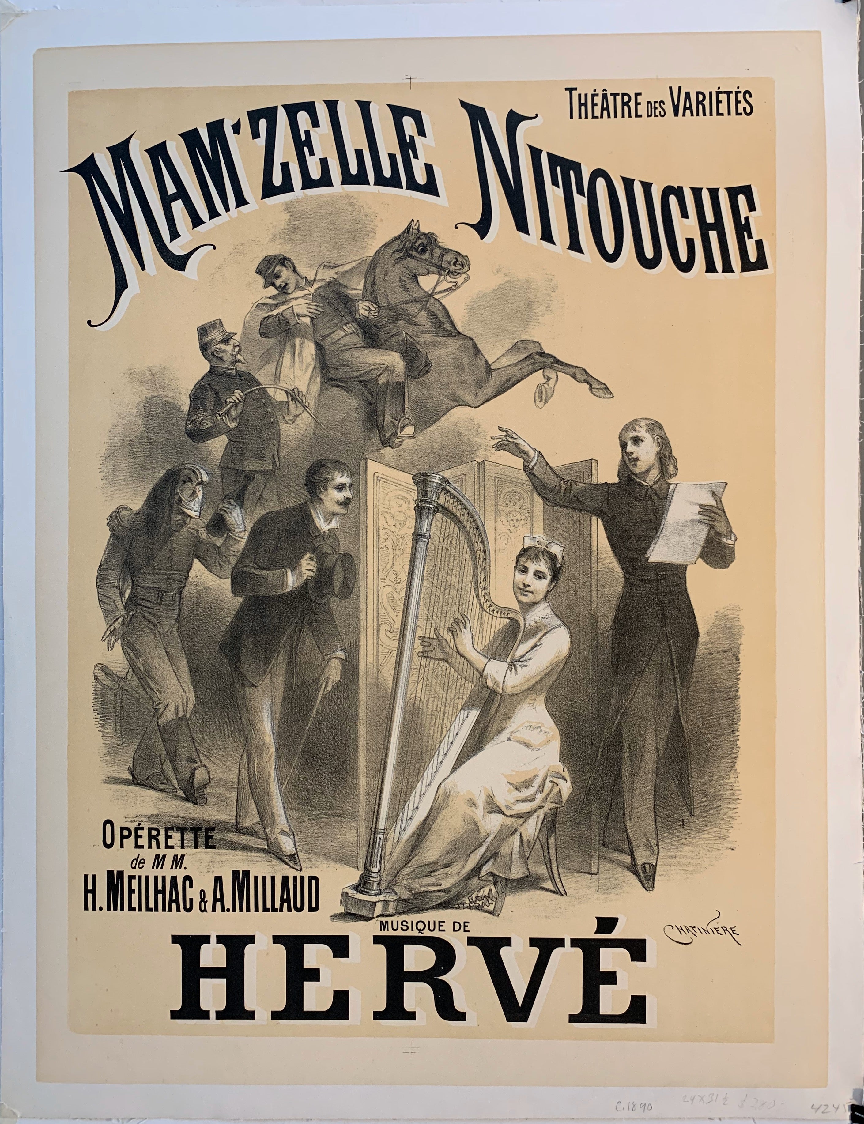 Mam'Zelle Nitouche Operette de MM H. Meilhac & A. Millaud Musique de Herve
