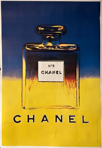 Chanel (Blue and Yellow) Poster