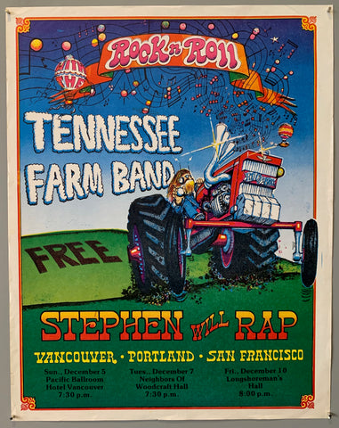 Tennessee Farm Band Poster