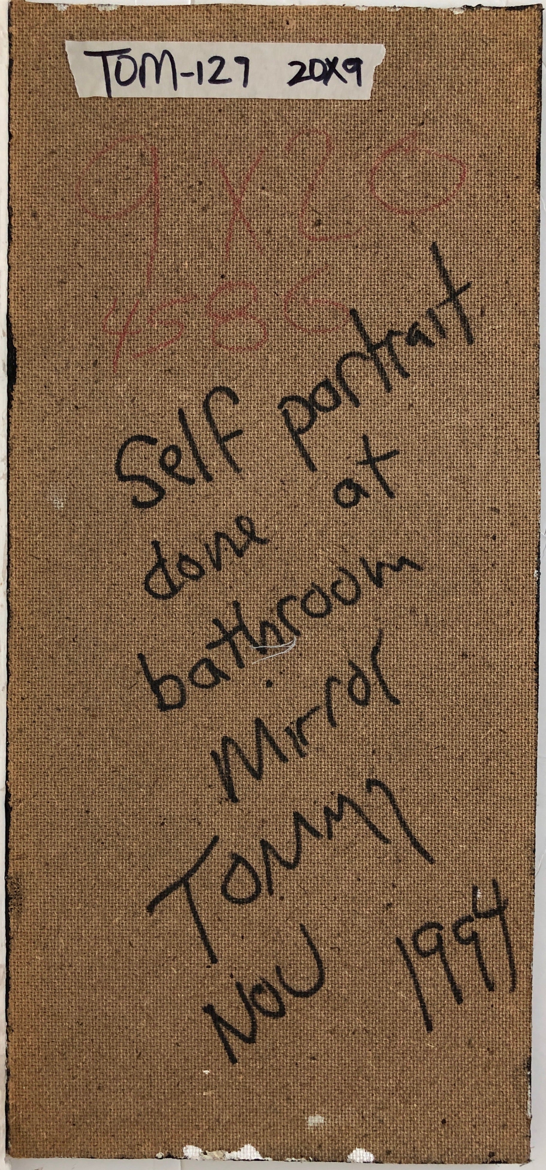 Self-Portrait #129 Tommy Cheng Painting – Poster Museum