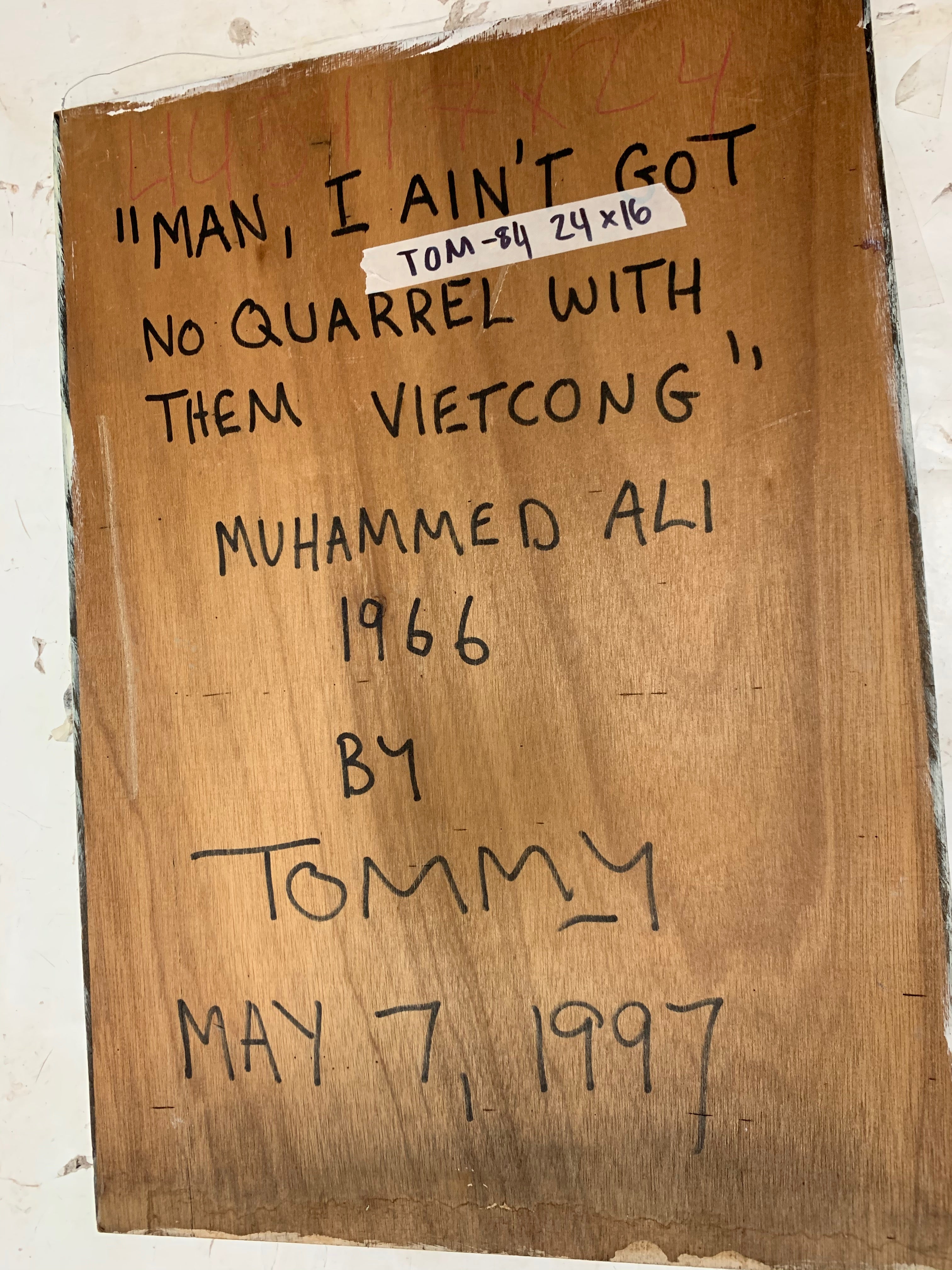 Muhammad Ali #84 Tommy Cheng Painting – Poster Museum