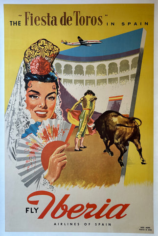 Link to  Fly Iberia PosterSpain c. 1955  Product