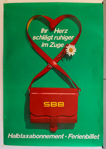 Link to  Ihr Herz schlägt ruhiger im Zuge PosterSwitzerland, c. 1959  Product