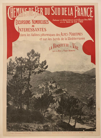 Link to  Chemins de Fer du Sud de la France Poster ✓France, c. 1910  Product