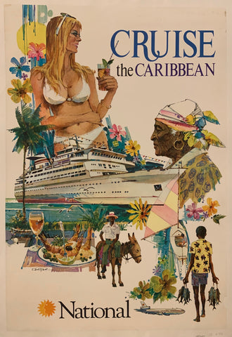 Link to  Cruise The Caribbean PosterU.S.A, c. 1965  Product