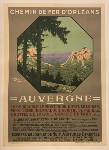 Link to  Auvergne Poster ✓France  Product