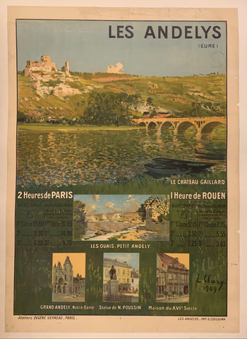 Link to  Les Andelys Poster ✓France, 1909  Product