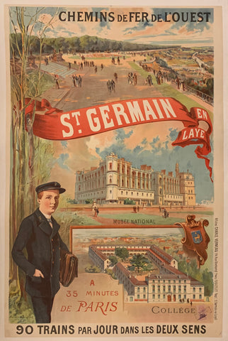 Link to  St. Germain en Laye Poster ✓France, c. 1905  Product