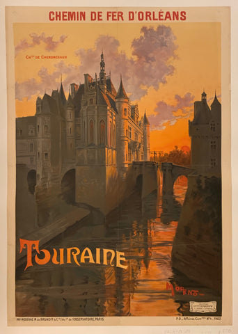 Link to  Touraine Poster ✓France, 1902  Product