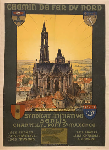 Link to  Syndicat d'Initiative Senlis Poster ✓France, c. 1920  Product