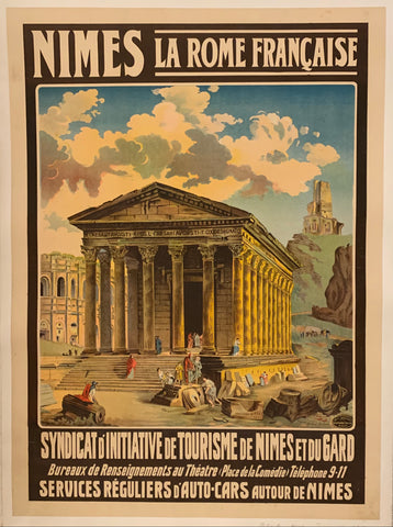 Link to  Nimes La Rome Francaise Poster ✓France, c. 1920  Product