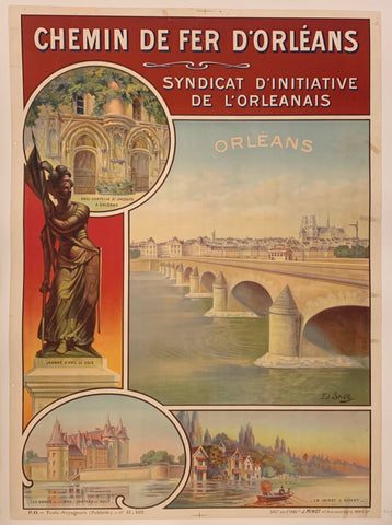 Link to  Syndicat d'Initiative de l'Orleanais Poster ✓France, 1911  Product
