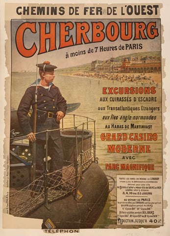 Link to  Cherbourg Poster ✓France, 1901  Product