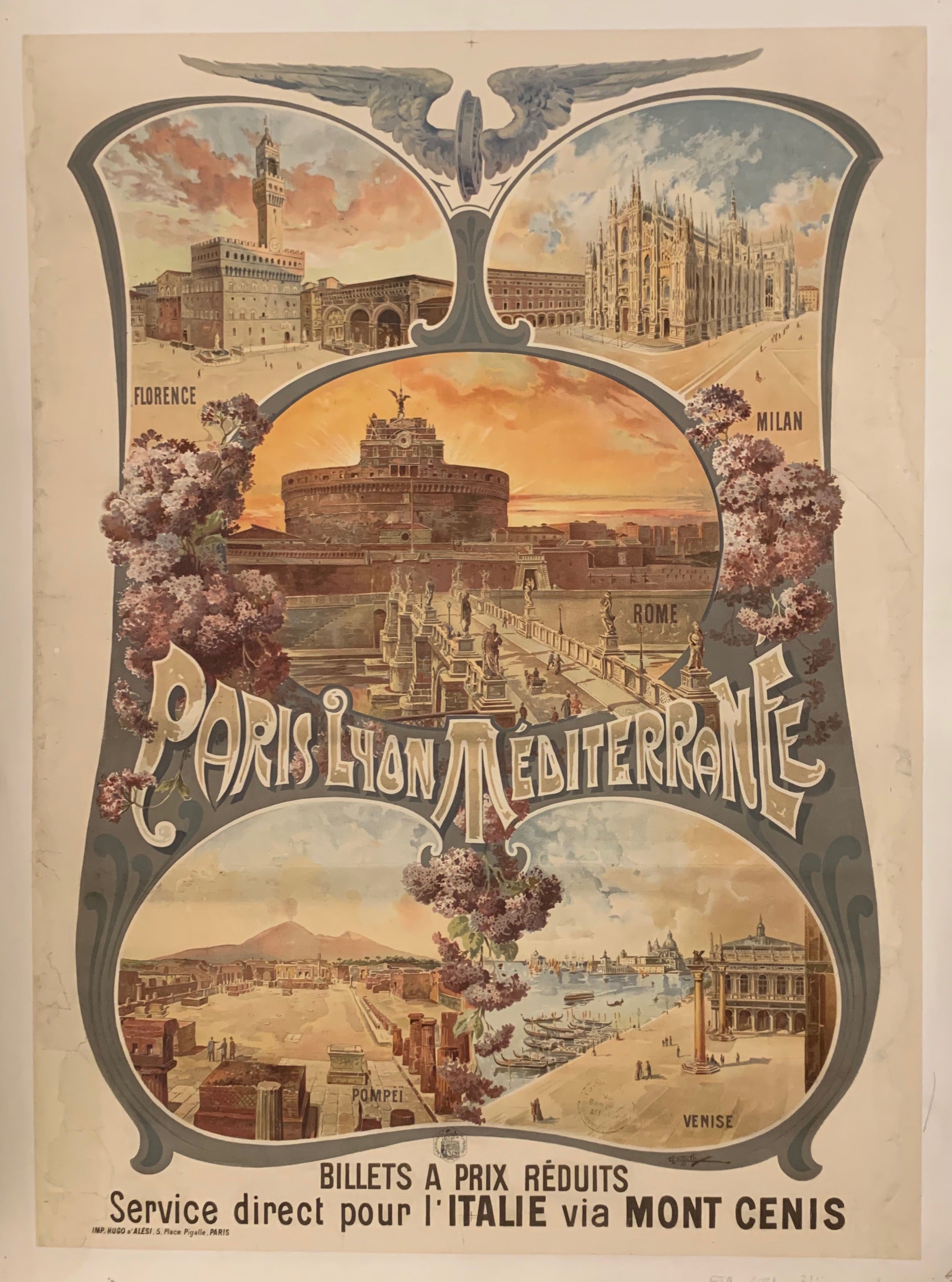 Paris Lyon Mediterranee Poster ✓