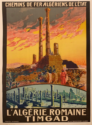 Link to  L'Algerie Romaine Timgad Poster ✓France, c. 1925  Product