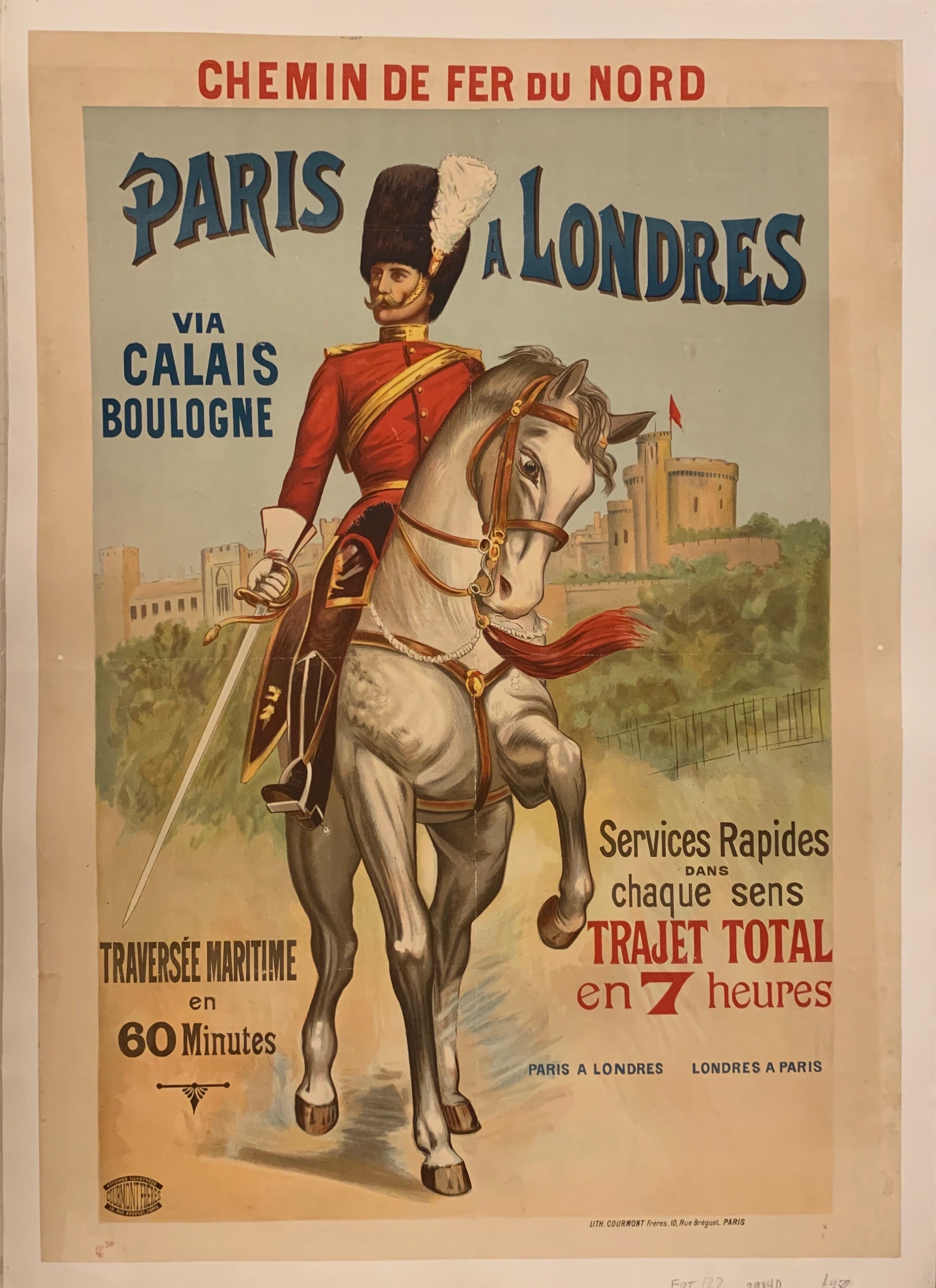 Paris a Londres Poster ✓
