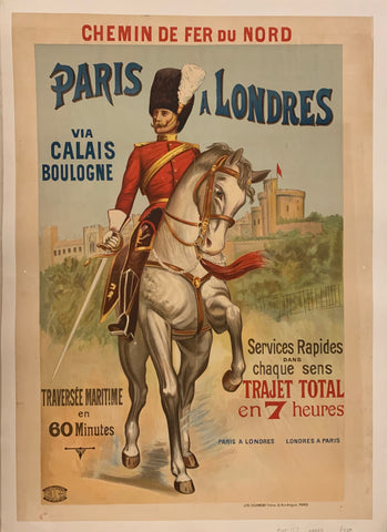 Link to  Paris a Londres Poster ✓1895  Product