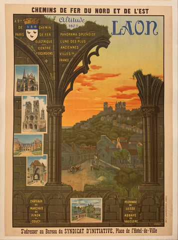 Link to  Laon Poster ✓France, c. 1910  Product