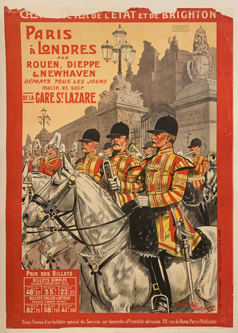Link to  Paris a Londres Poster ✓France, c. 1900  Product