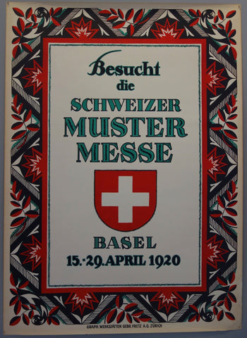 Link to  Schweizer Mustermesse Basel 1920Switzerland, 1920  Product